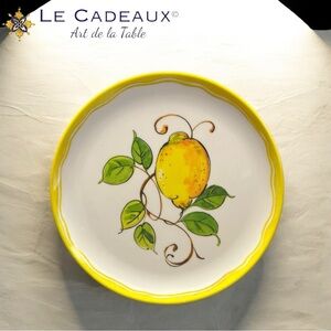 Le Cadeaux Melamine Lemon Salad Plate